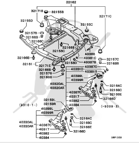 45452 Nolathane Control Arm Lower Inner R… Bushing FOR MITSUBISHI 3000 GT Z16A 