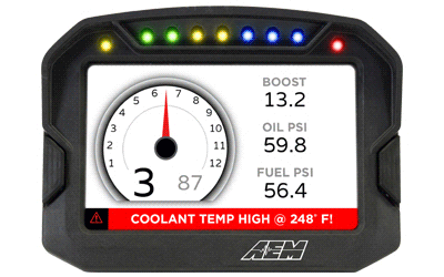 AEM CD-5 Carbon Digital Racing Dash Display 30-5602